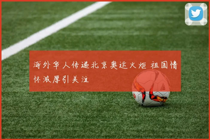海外华人传递北京奥运火炬 祖国情怀浓厚引关注